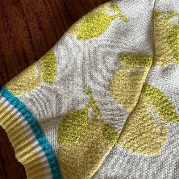 NWT Solid & Striped The June Top Sweater / Lemons / Small - Picture 7 of 11